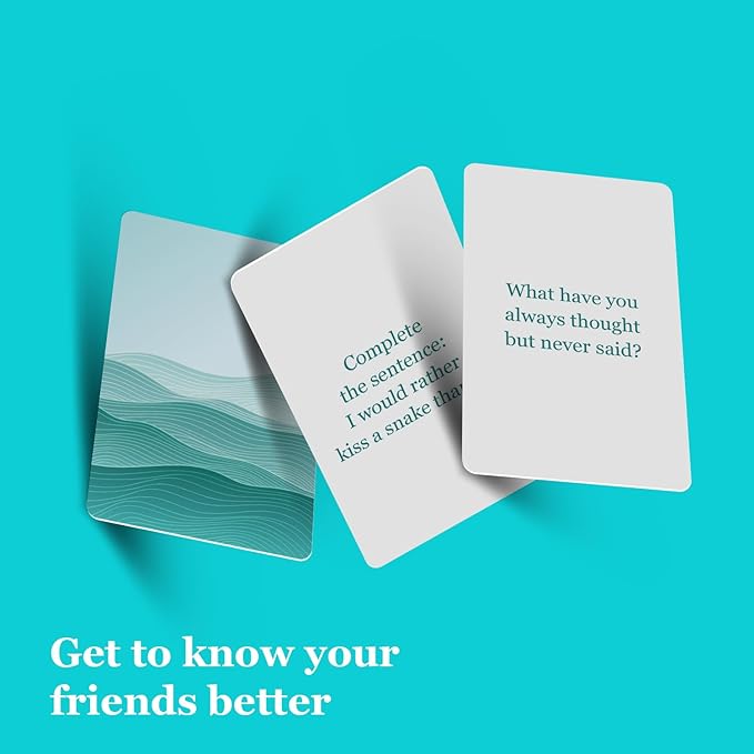 Conversation Card Game Moments Under The Sea - For Couples, Family & Friends - Unique Gift to Deepen Connections and Get to Know Each Other | Fun and Engaging Questions for Game Nights
