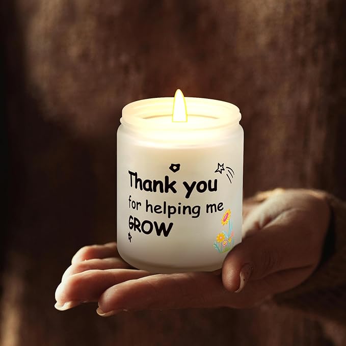 Lihome Teacher Appreciation Gifts - Funny Teacher's Day, Thanksgiving, Birthday, Christmas Gifts, Vanilla Coconut Candles