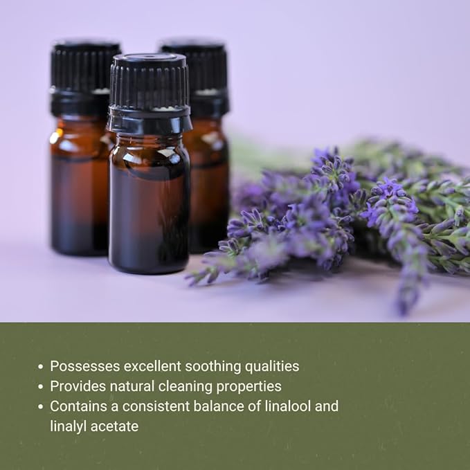 Lavender 40/42 Essential Oil Direct from France - Essential Oil for Candle Making and Soaps - Pure Lavender 40/42 Oil for Aromatherapy, Skincare, Haircare, Perfumes (15 mL)