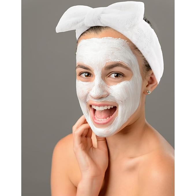 8 Pack SKincare Headband for Washing Face,Spa Headbands for Women Girls Cute Bow Headbands for Makeup Skin Care Hair bands Slumber Party Supplies Teen Girl Gifts