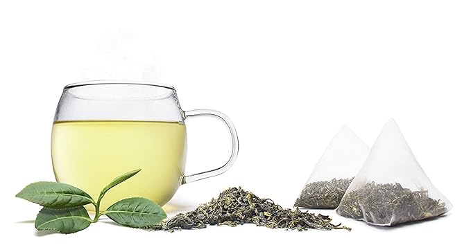 Paromi Palace Organic Green Tea, Signature Jar, 15 Count