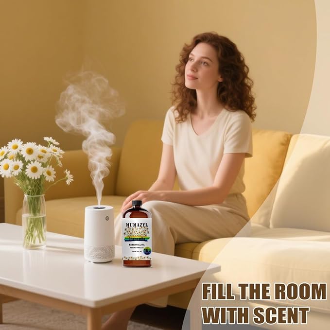 Chamomile Essential Oil, Chamomile Oil 16 Fl Oz 480ML for Diffuser Humidifier Yoga Cleaning DIY Candle Soap Making Essential Oils