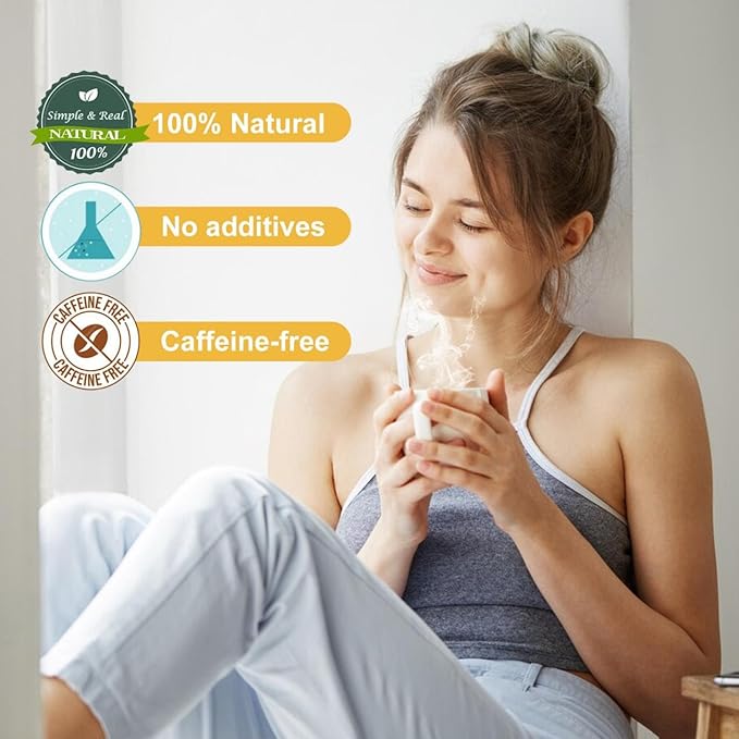 4.23oz Premium Dried Chamomile Flowers – Natural Whole Loose Chamomile for Tea, Baking, Crafts & Gifts, No Additives, Airtight Tin for Gifting (120g)