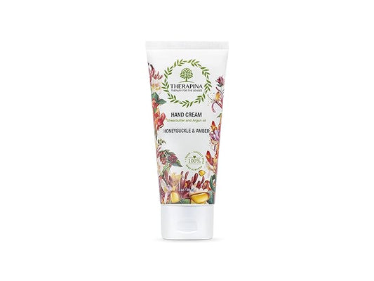 Aromatherapy Honeysucke Amber Hand Cream for Dry Skin – Shea Butter Hand Cream for Women and Men with an Awakening, Long-Lasting Scent – Vegan Hand Cream Lotion for Dry Skin, 3 Oz.