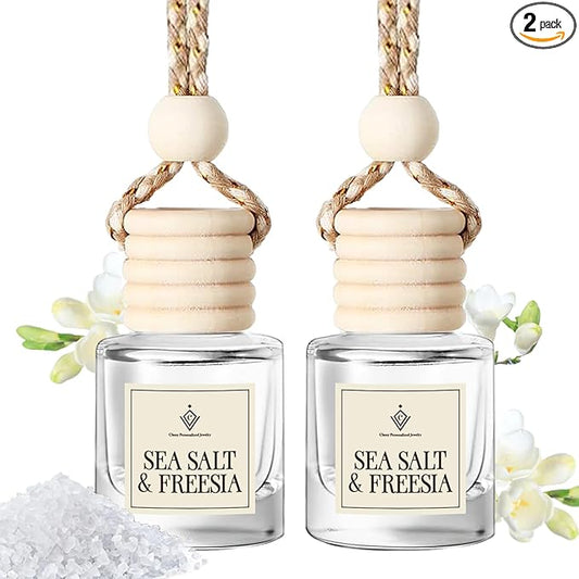 Car Air Freshener Hanging, Essential Oil Diffuser for Car, Long Lasting Air Freshener For Women, 2 Pack,Made in USA
