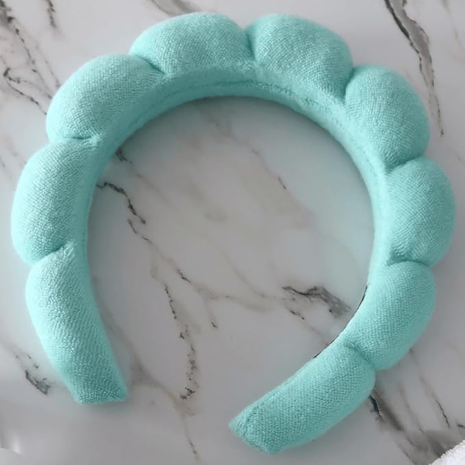 Spa Headbands - Terry Cloth Face Wash, Facial Makeup, Skincare and Mask Treatment Headbands