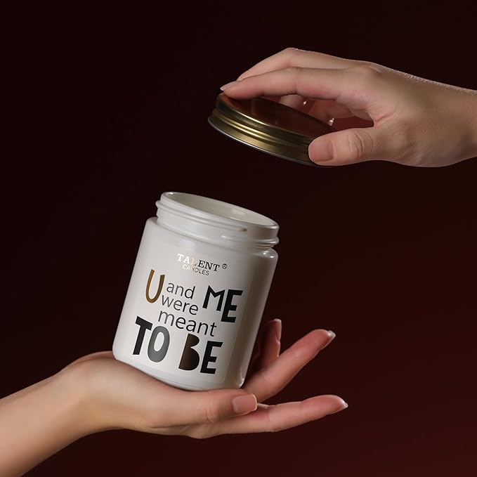 Anniversary Candle Gifts - Natural Soy Candle for Men Women, Birthday - Ideal Gift for Christmas Valentine's Day - Good Vibe Scented Candles