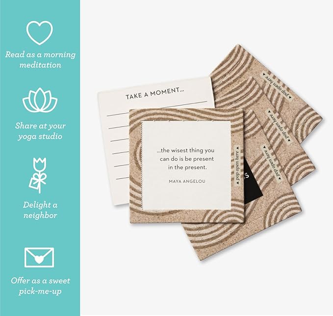 Compendium ThoughtFulls Pop-Open Cards — Mindfulness — 30 Pop-Open Cards, Each with a Different Inspiring Message Inside