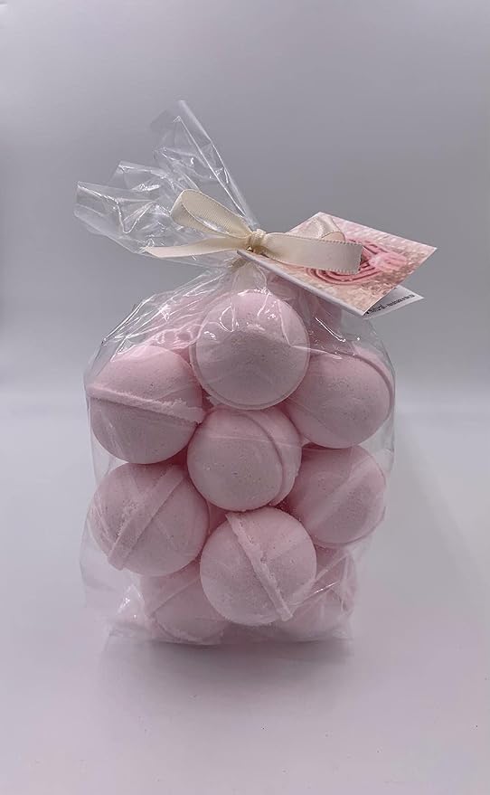 SpaPure Pink Sugar Bath Bomb - 14 Bath fizzies with Shea Butter, Ultra Moisturizing (12 Oz) ...Great for Dry Skin (Pink Sugar FBA)