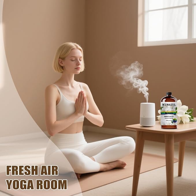 Gardenia Essential Oil, Gardenia Oil 16 Fl Oz 480ML for Diffuser Humidifier Yoga Cleaning DIY Candle Soap Making Essential Oils