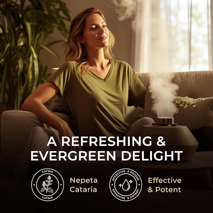 Gya Labs Catnip Essential Oil - 0.34 Fl Oz - for Hair, Skin, Diffuser, Aromatherapy & DIY Candle Making Scent