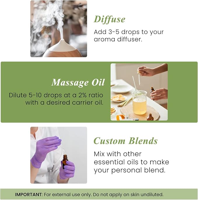 Handcraft Blends Palmarosa Essential Oil – Huge 4 Fl Oz – 100% Pure and Natural – Premium Grade Essential Oil for Diffuser and Aromatherapy, Skin, Massage, Candle and Soap Making Fragrance