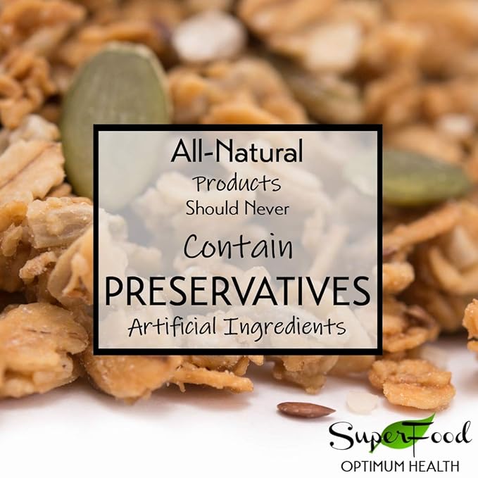 Gerbs Super 5 Seed Granola, 2 LBS - Top 14 Food Allergy Free & Non GMO - Keto Safe &Unsulfured - Pumpkin, Sunflower, Chia, Hemp, Flax Seeds