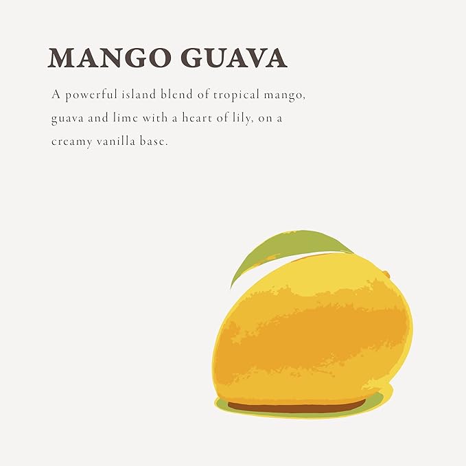 Hidden Label Scented Soy Candles, Large Candle 12oz Mango Guava Ceramic Jar Lava Collection, Gorgeous Gifts for Birthday Thanksgiving Christmas