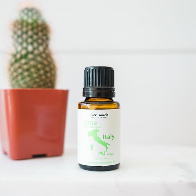 Lime Essential Oil - Direct from Citrusmade in Sicily- Pure Essential Oils for Diffusers and Aromatherapy in The Mediterranean - 100% Pure Therapeutic Grade (22lbs)