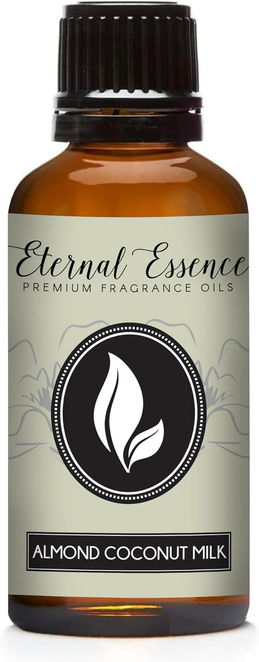 Eternal Essence Oils Almond Coconut Milk 30ml Premium Fragrance Oil - for Candle, Soap Making, Aromatherapy, Diffusers, Home Care, & Humidifiers