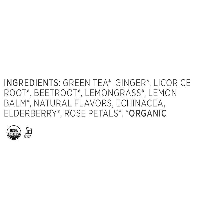 Tea Forte Defense Premium Organic Loose Leaf Caffeinated Green Tea Blend Canister, Makes 35-50 Cups