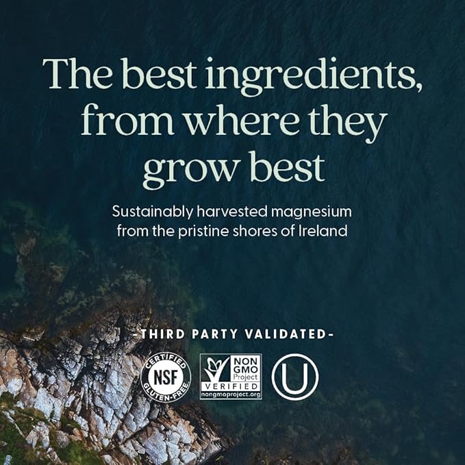 New Chapter Magnesium + Ashwagandha Supplement, 325 mg with Magnesium Glycinate for Muscle Relaxation & Recovery, Heart, Nerve & Bone Health, 2.5X Absorption, Non-GMO - 90 ct (3 Month Supply)