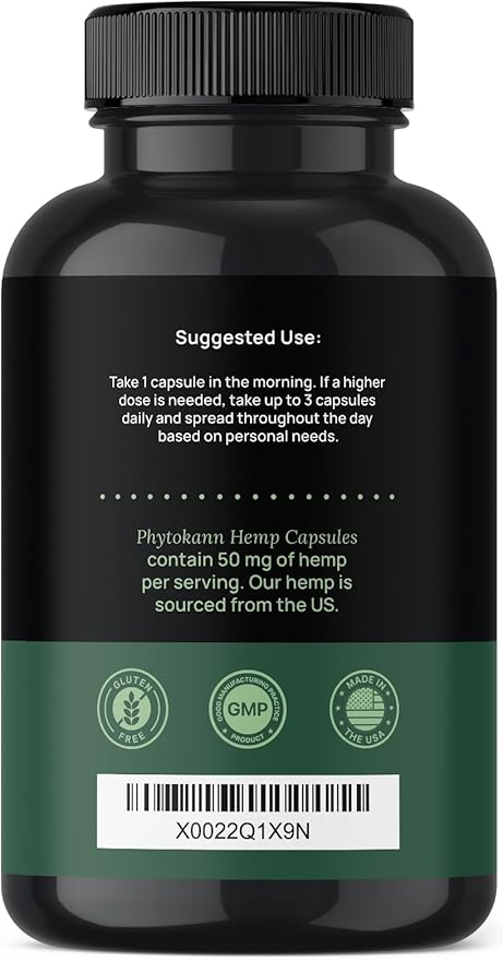 Hemp Oil Capsules Supplement | 120 Servings | Calm & Discomfort - Natural Stress and Immune Health w/Omega 3 6 9 - Made in USA