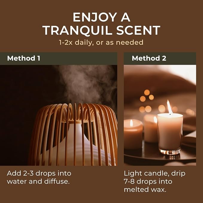 Gya Labs Palo Santo Essential Oil - 0.34 Fl Oz - for Hair, Skin, Diffuser, Aromatherapy & DIY Candle Making Scent