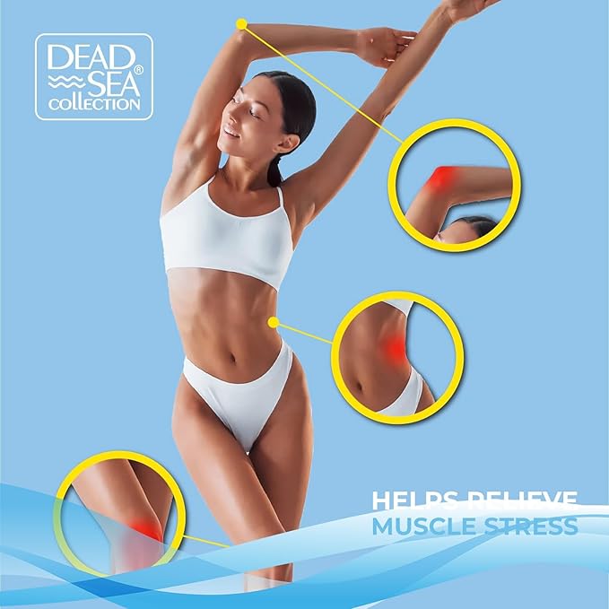 Dead Sea Collection Bath Salts with Coconut – Pure Dead Sea Salt and Coconut Oil - Nourishing Soothing and Relaxing Skin and Muscle – 34.2 Oz