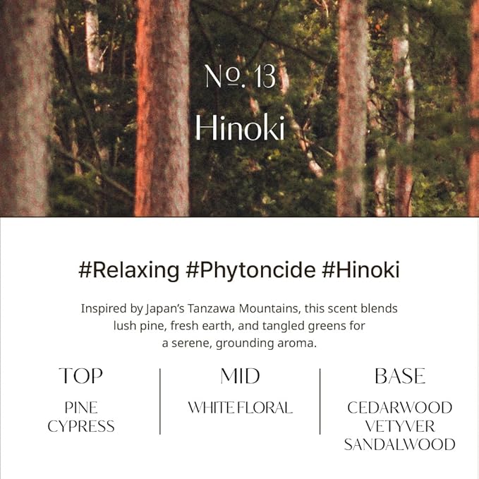 hetras. Perfume Hand Cream | Hinoki - Fresh Cypress Scent | Korean Subtle Perfumed Hand Moisturizer with Mango Seed & Shea Butter | Hydrates, Nourishes & Softens Very Dry Skin, 1.69oz.