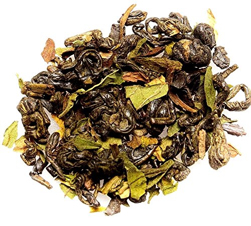 Nelson's Tea - Moroccan Mint - Green Loose Leaf Tea - Gunpowder green tea and peppermint leaves (Sample 0.4 Oz)