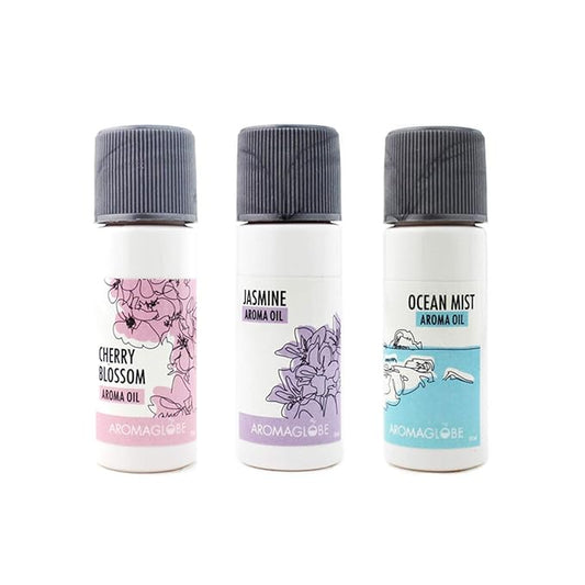 Daiwa Felicity Aroma Oil Refill Set of 3 - Globe Air & Room Revitalizer - White Noise Aromatizer Air Washer Machine with Scented Oils, Water Air Revitalizer for Home and Office