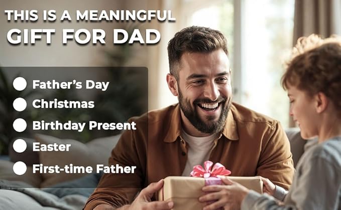 90 Messages in a Jar for Dad with NFC Keychain, Birthday Gifts for Dad, Dad Gifts from Daughter, Positive Affirmation Cards, Emotional Support Jar with Daily Affirmations for Women