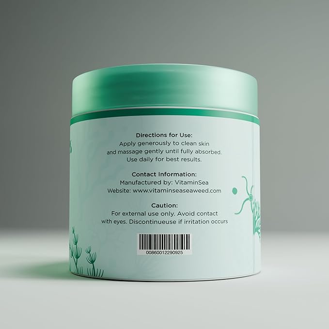 VITAMIN SEA Rejuvensea Seaweed Body Lotion, Triple Blend Maine Seaweed - Nourishing Moisturizers For All Type Skin with Vitamin E, Aloe Vera and Shea Butter, Made from Maine Coast Seaweed - 4 oz