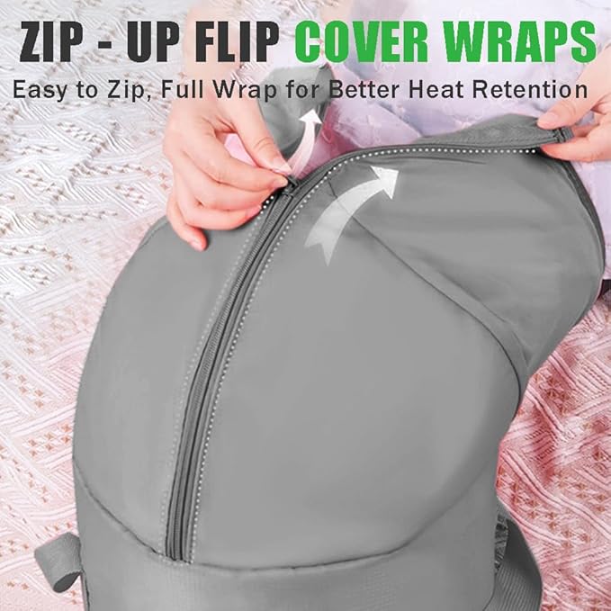 Collapsible Bucket for Soaking Feet,Portable Travel Foot Bath Tub,Fully Wrapped Knee Fumigation Foot Soaking Bath Basin,Foot Spa Bag for Outdoor Travel Camping Fishing