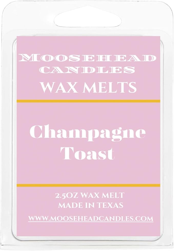 Ladies Variety Pack Wax Melts (4 Pack) – Sweet Grace, Baccarat, Cotton,Champagne Toast, & 1000 Wishes | Strongly Scented, Long-Lasting, Flame-Free, Pet-Safe, Allergy-Friendly