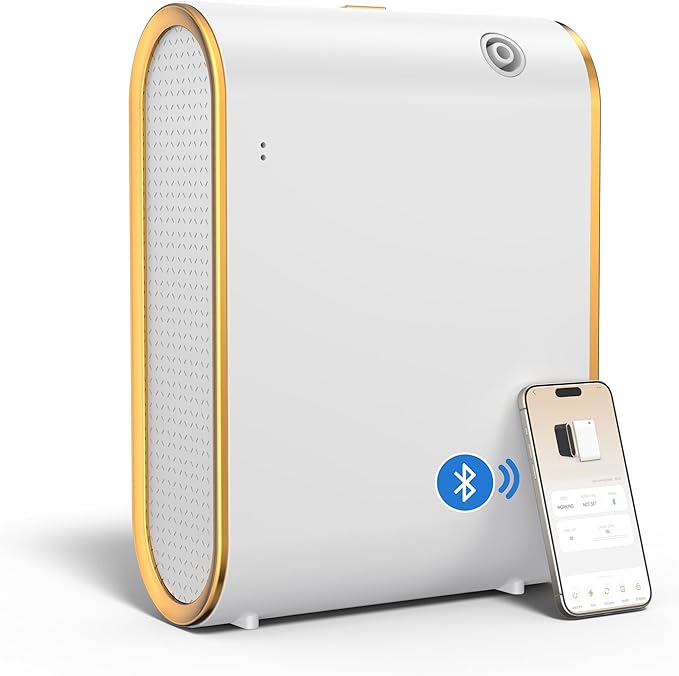 Essential Oil Diffuser for Home, Bluetooth Smart Scent Diffuser, Waterless Aromatherapy Diffuser, 1500 ft² Cold Air Hotel Collection Diffuser, Aroma Diffuser for Home, Hotel, Spa, Office