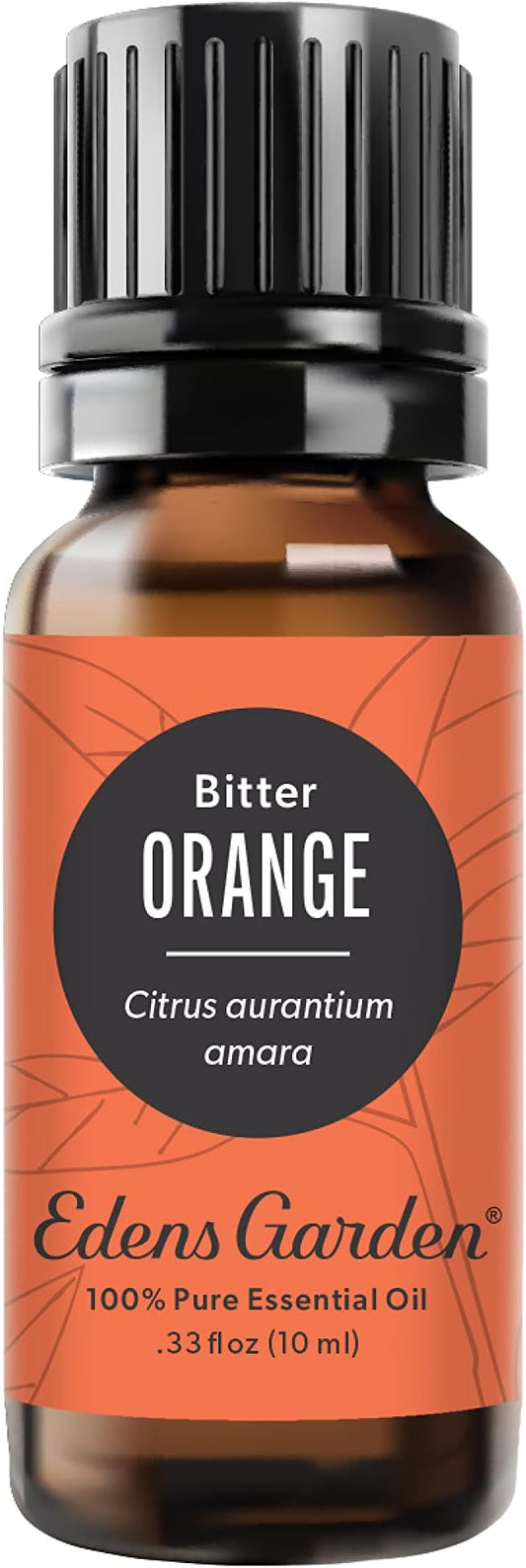 Edens Garden Orange- Bitter Essential Oil- 100% Pure Premium Grade, Undiluted, Natural, Therapeutic, Aromatherapy, The Best for Diffuser, Skin, Face, Kid Safe 10 ml (.33 fl oz)