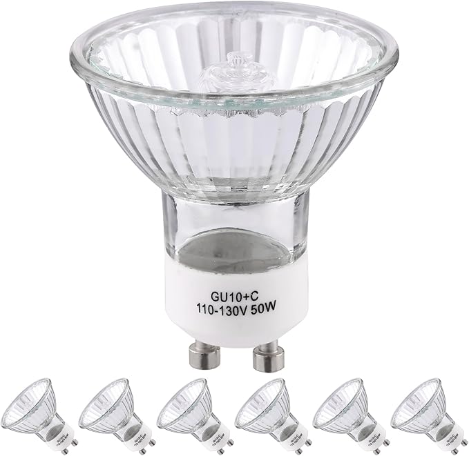 Candle Warmer Light Bulbs Accessories, 50 Watt Wax Warmer Bulbs for Timer Dimmer Adjustable Height Candle Warmer Lamp (6pcs)
