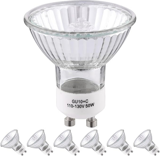 Candle Warmer Light Bulbs Accessories, 50 Watt Wax Warmer Bulbs for Timer Dimmer Adjustable Height Candle Warmer Lamp (6pcs)
