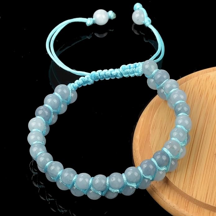MASSIVE BEADS Double Layer Natural Chakra Healing Power Crystals Macrame Bracelet Yoga Stone Beads Gemstone Meditation Relax Anxiety Bangle for Unisex Women Men