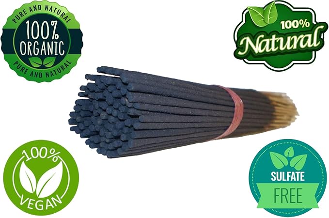 Yajna-Palo-Santo 100%-Natural-Handmade-Hand-Dipped-Incense-Sticks Organic-Chemicals-Free for-Purification-Relaxation-Positivity-Yoga-Meditation The-Best-Woods-Scent (100 Sticks (150GM))