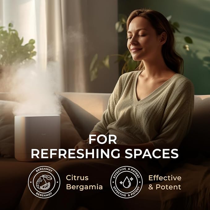 Gya Labs Bergamot Essential Oil - 0.34 Fl Oz - for Hair, Skin, Diffuser, Aromatherapy & DIY Candle Making Scent