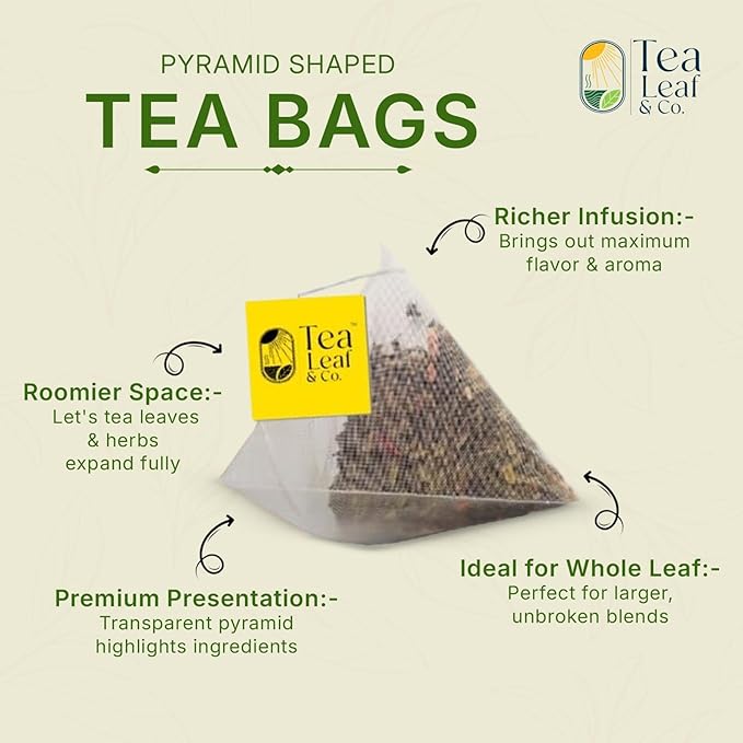 Mint Green Tea Bags (50 Count), Green Tea with Peppermint & Spearmint, Caffeinated, Real and Natural Green Tea, Blended with Fresh Herbs and Spices, Gluten Free