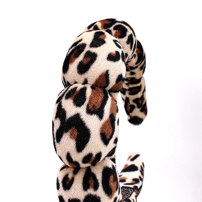 Spa Headbands for Washing Face or Makeup, Sponge Bubble Skincare Headbands, Puffy Terry Cloth Hairband for Women, Skin Care Makeup Headwear Hair Accessories for Girls