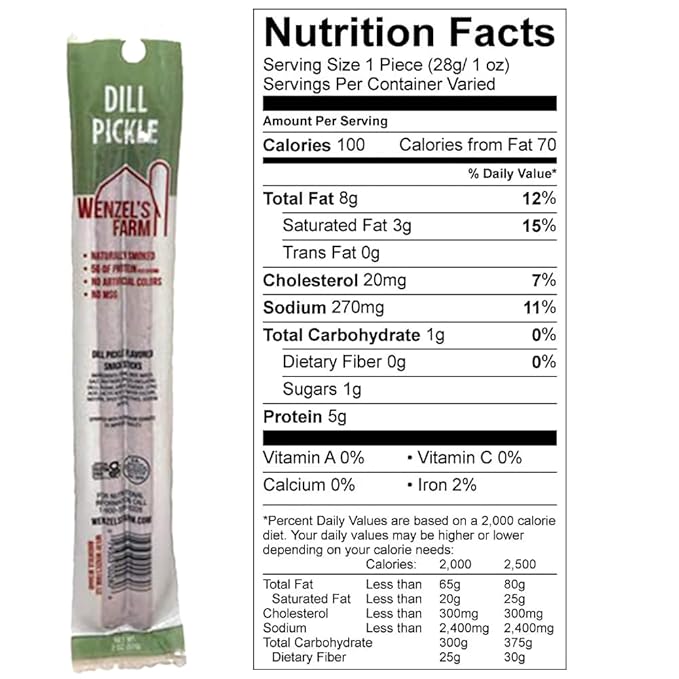 Wenzel’s Farm Variety Snack Sticks │Supports Active Lifestyles │ Flavorful, Natural Smoked │ High Protein, Low Carb │ No MSG, Fillers, Binders, Artificial Colors │ Gluten Free | 16 sticks (8 packs of 2) | New & Classic Variety