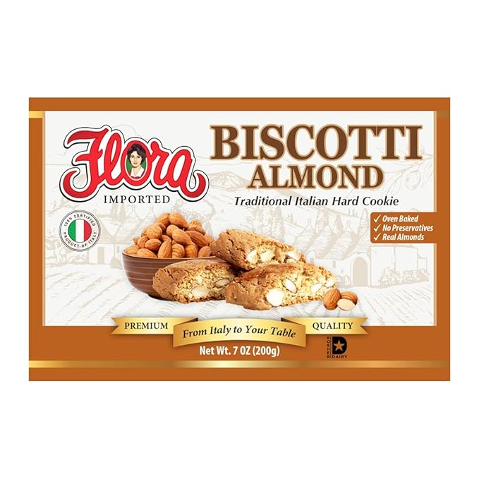 Flora Biscotti Cookies (Almond)