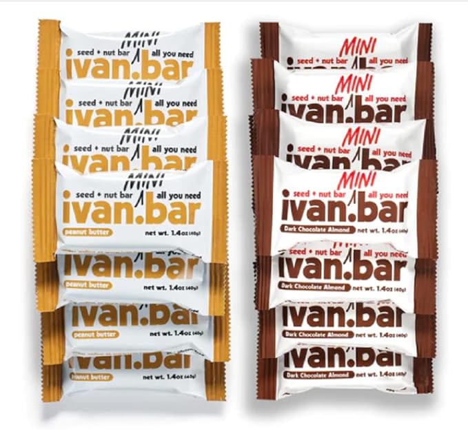 Protein Packed Energy Snack Bar | Provides Healthy Energy | Vegan, All Natural Ingredients | Soy, Dairy & Gluten Free (1.4 Ounce (Pack of 24 Bars), Dark Chocolate & Peanut Butter)