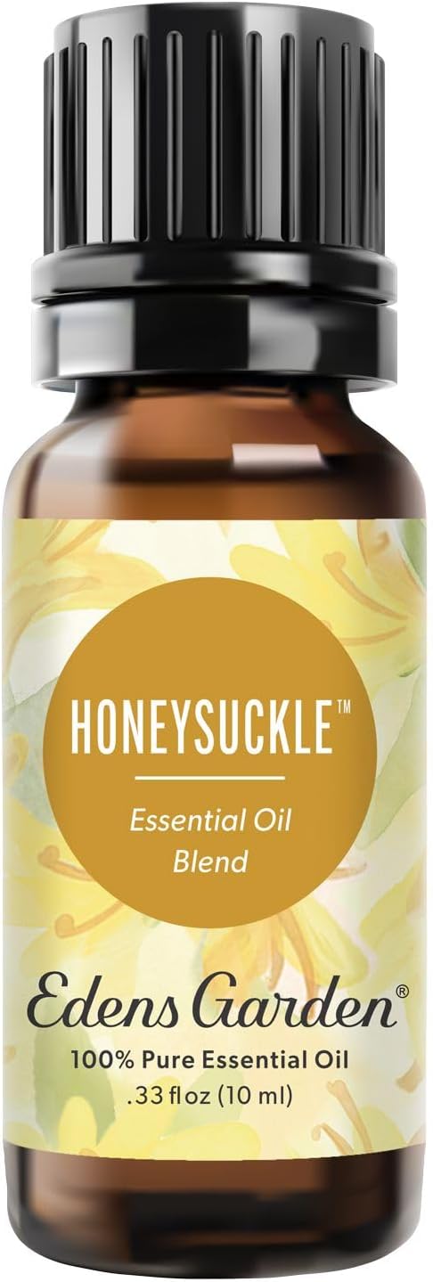 Edens Garden Honeysuckle Essential Oil Blend – 100% Pure Therapeutic Grade, for Diffuser, DIY Soap & Candle Making, Clean, Synthetic-Free & Natural, Plant-Based, Gift for Women 10 ml (.33 fl oz)