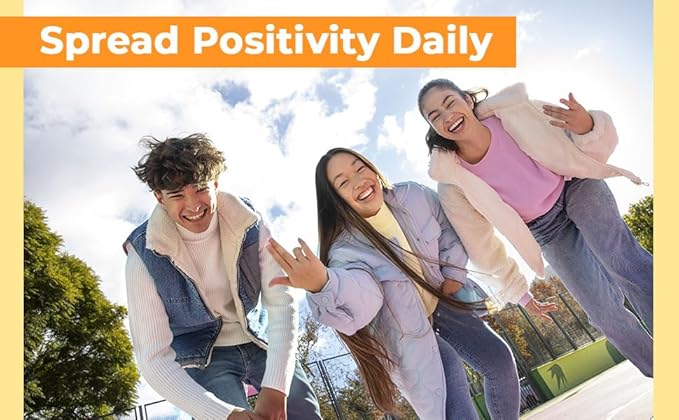 Positive Messages with NFC Keychain, Unique for Women, Affirmation Cards, Positive Affirmations Cards, Birthday Gifts for Teen, Self Care, Motivational Gifts, Affirmation Cards for Teens