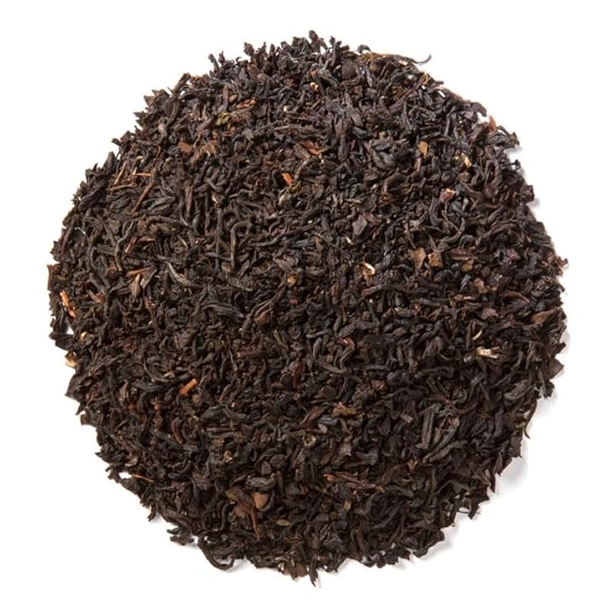 Komar Organics Irish Breakfast Tea – 16Oz USDA Organic Black Loose Leaf Tea – Certified Kosher Ceylon and Assam Black Tea Loose Leaf Rich in Antioxidants – Energy Boosting Organic Black Tea for Morning, Afternoon