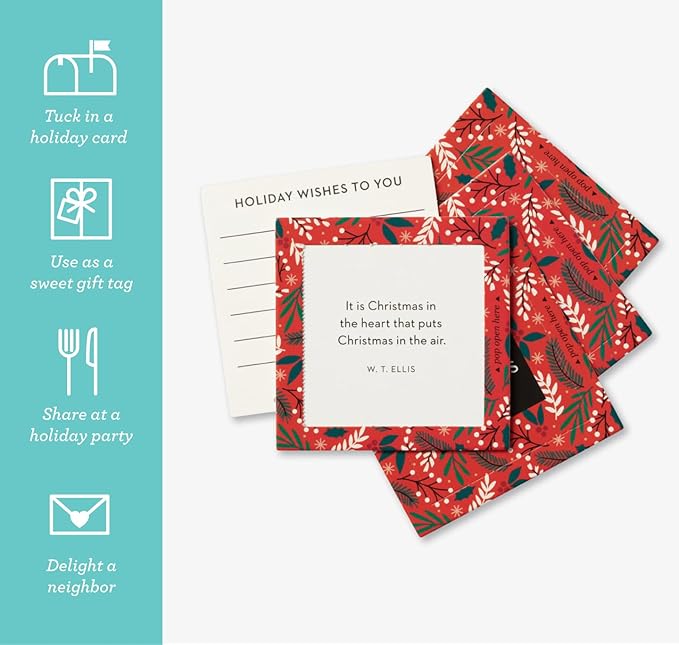 Compendium ThoughtFulls Pop-Open Cards — Merry Christmas — 30 Pop-Open Cards, Each with a Different Inspiring Message Inside