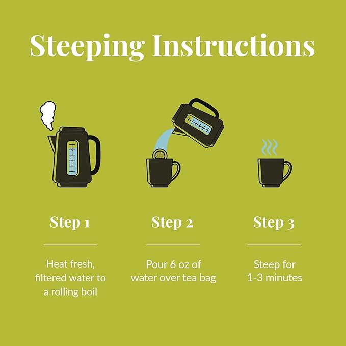 The Republic of Tea Honey Ginseng Green Tea, 50 Tea Bags, Relaxing Chinese Green Tea Gourmet Blend