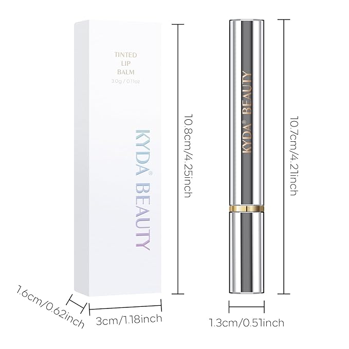 KYDA Honey Lipstick Tinted Lip Balm, Sheer Hydrating Honey Lipstick, with a Hint of Natural Sheer Tint, Moisturizing Lips Color, Nourishing Lip Balm